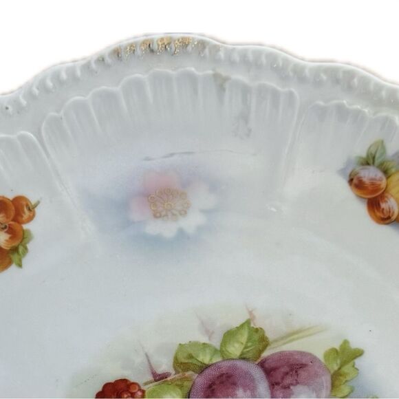 Vintage Soh Bavaria Porcelain
Decorative Plate with Fruit Motif - Picture 3 of 7